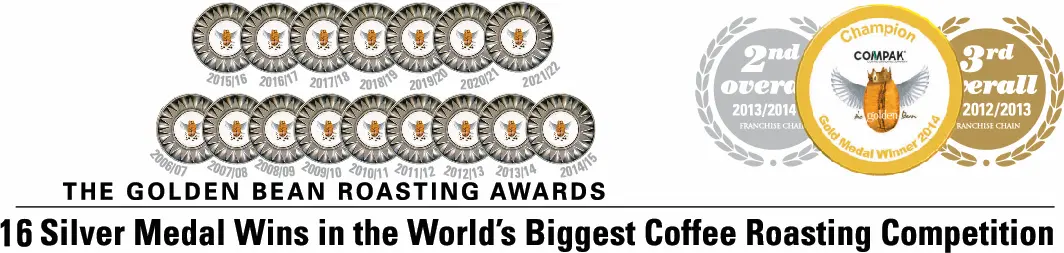 Caffissimo Medals and Awards
